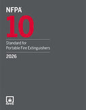 NFPA 10, Standard for Portable Fire Extinguishers 2026 – Paperback