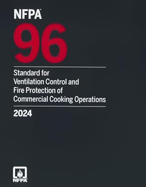 NFPA 96, Commercial Cooking Operations Ventilation 2024 – Paperback