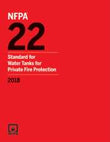 NFPA 22: Standard for Water Tanks for Private Fire Protection, 2018 Edition