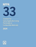 NFPA 33, Spray Application Using Flammable Materials 2024 – Paperback