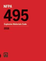 NFPA 495: Explosive Materials Code, 2018 Edition