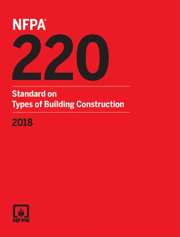 NFPA 220: Standard on Types of Building Construction, 2018 Edition