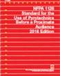 NFPA 1126: Standard for the Use of Pyrotechnics Before a Proximate Audience, 2016 Edition