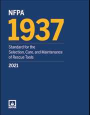 NFPA 1937: Standard for the Selection, Care, and Maintenance of Rescue Tools, 2021 Edition