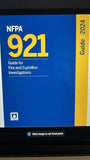 NFPA 921: Guide for Fire and Explosion Investigations, 2024 Edition