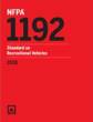 NFPA 1192: Standard on Recreational Vehicles, 2018 Edition