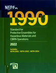 NFPA 1990: Standard for Protective Ensembles for Hazardous Materials and CBRN Operations, 2022 Edition (Includes NFPA 1991 | NFPA 1992 | NFPA 1994)