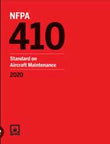 NFPA 410: Standard on Aircraft Maintenance, 2020 Edition