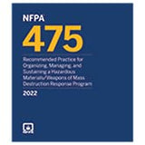 NFPA 475, Recommended Practice for Organizing, Managing, and Sustaining a Hazardous Materials/Weapons of Mass Destruction Response Program, 2022