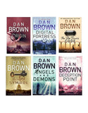 Dan Brown 6-Book Thriller Collection Set