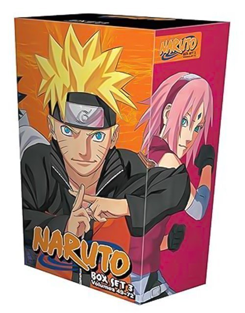 Naruto Box Set 3: Volumes 49-72