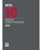NFPA 10, Standard for Portable Fire Extinguishers, 2026 Edition