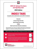 NFPA 72, National Fire Alarm and Signaling Code Self-Adhesive Index Tabs