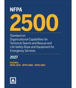 NFPA 2500, Standard on Organizational Capabilities for Technical Search and Rescue and Life Safety Rope and Equipment for Emergency Services, 2027 Edition