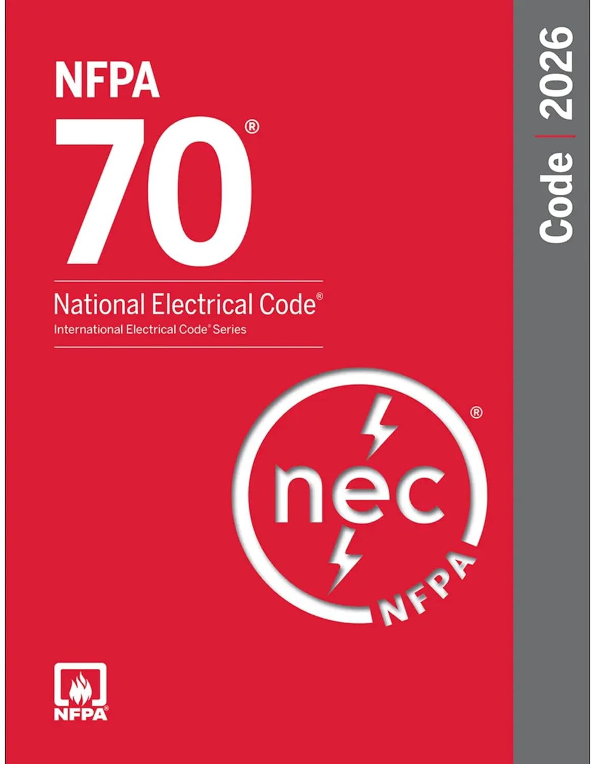 NFPA 70: National Electrical Code (NEC) 2026 – Softbound Edition