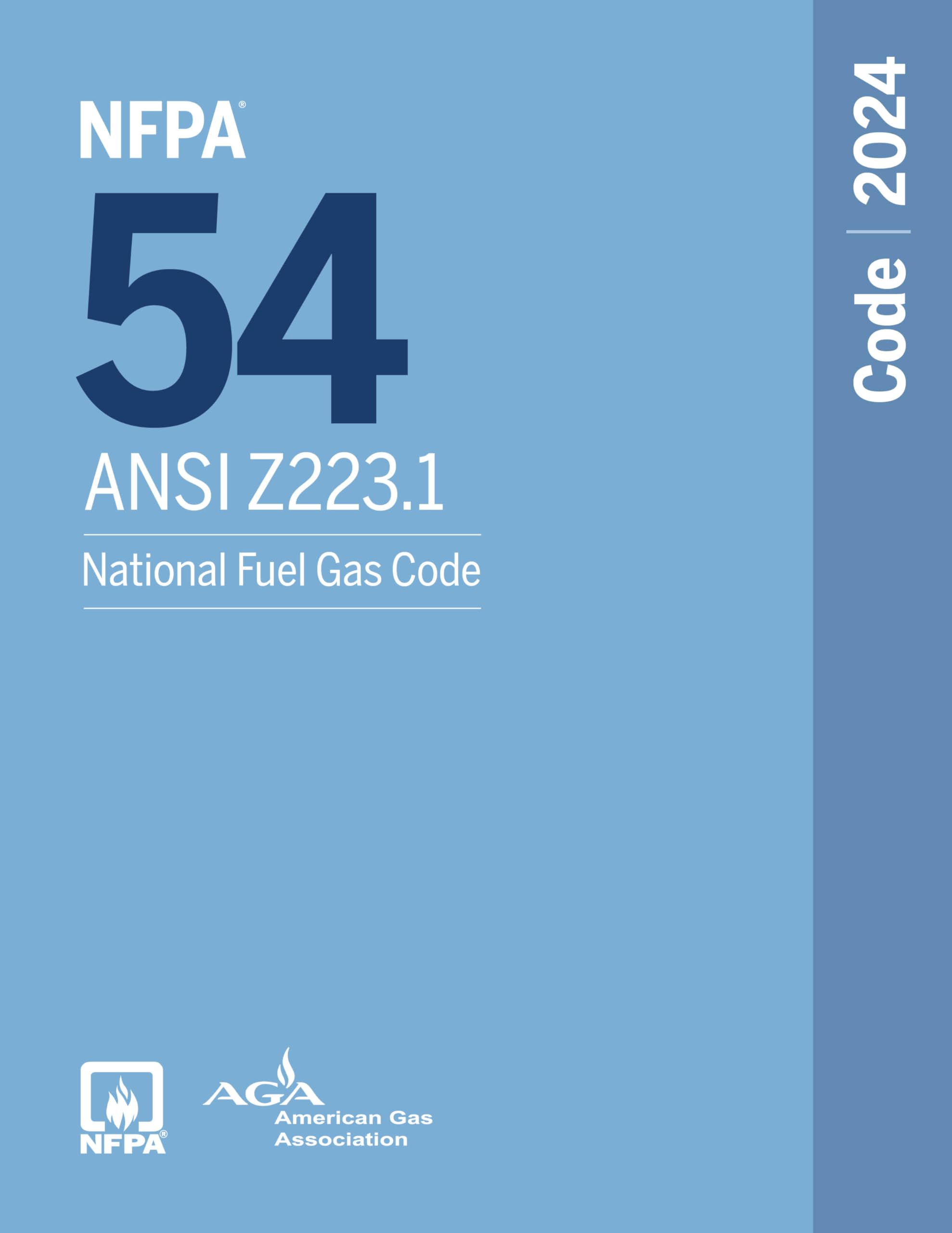 NFPA 54/ANSI Z223.1, National Fuel Gas Code, 2024 Edition