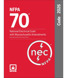 NFPA 70, National Electrical Code (NEC), with Massachusetts Amendments, 2026 edition