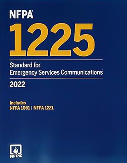 NFPA 1225, Emergency Services Communications 2022 – Paperback