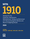 NFPA 1910, Standard for the Inspection, Maintenance, Refurbishment, Testing, and Retirement of In-Service Emergency Vehicles and Marine Firefighting Vessels, 2024 Edition