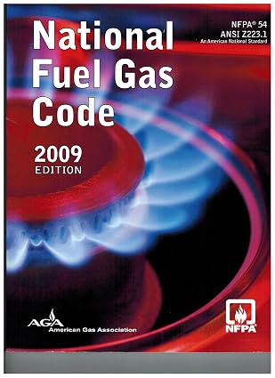 NFPA 54: National Fuel Gas Code 2009 – Official Paperback Edition