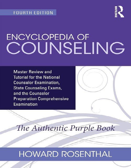 Encyclopedia of Counseling 4th Ed