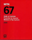 NFPA 67, Explosion Protection for Gaseous Mixtures in Pipe Systems 2019 – Paperback