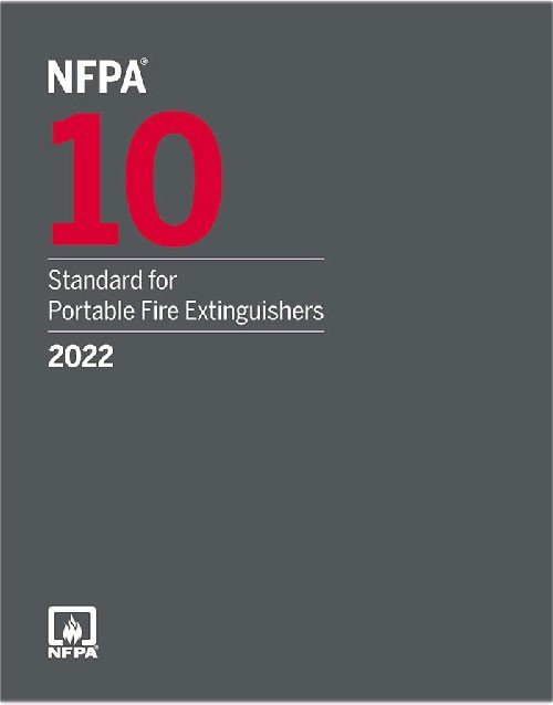 NFPA 10 Portable Fire Extinguishers 2022 Edition – Paperback
