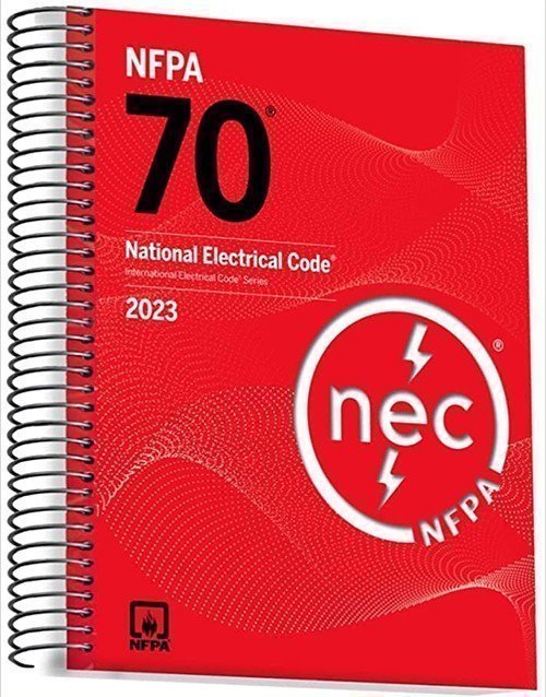 NFPA 70, National Electrical Code, 2023 Edition, Spiralbound