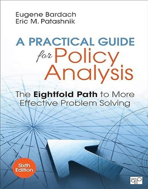 A Practical Guide for Policy Analysis 6th Ed