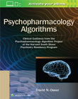 Psychopharmacology Algorithms (Harvard South Shore) 1st Ed