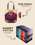 Harry Potter Box Set with Foldable Canvas Tote Bag