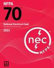 NFPA 70 National Electrical Code 2023 Edition Book