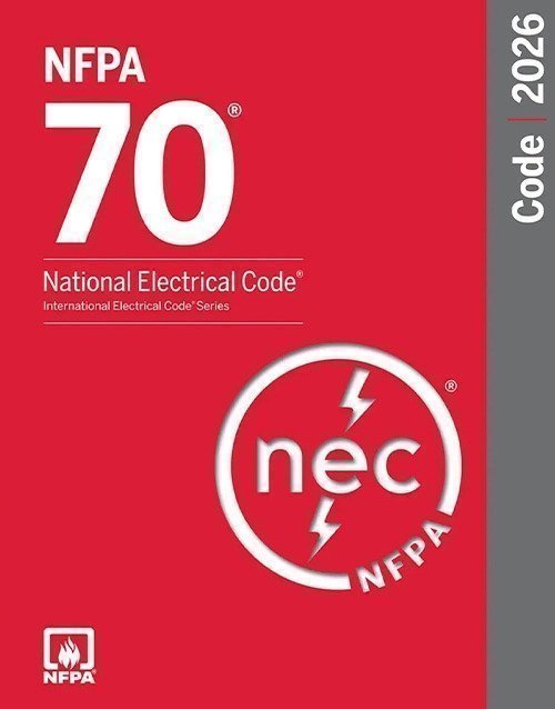 NFPA 70, NEC Code Book 2026 Edition Paperback